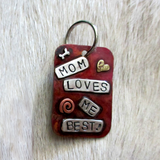 Large Dog Tag - Mom Loves Me Best!