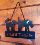 Greetings Porch Sign, Mixed RETIRING THIS DESIGN, LOW STOCK ON HAND