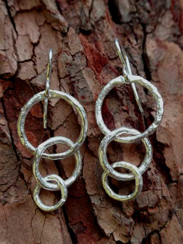 Tiny Tree-O Twig Hoop Earrings