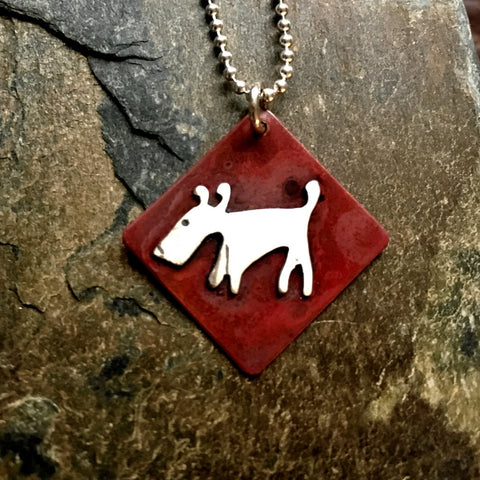 Simply Eddie Dog Necklace