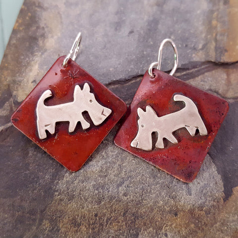 Scrappy the Dog Earrings