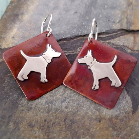 K-9 the Dog Earrings