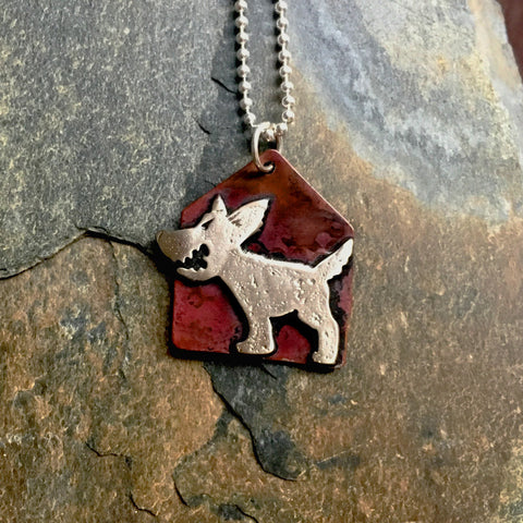 Barker Lounge! Dog Necklace