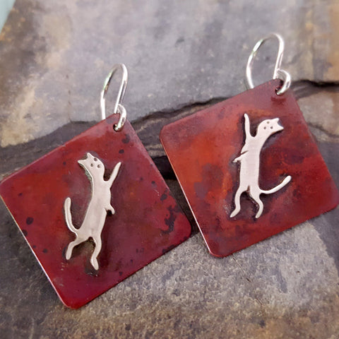 Jasper the Cat Earrings