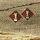 Smokey the Horse Earrings