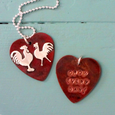 Crow Everyday Chicken & Rooster Necklace