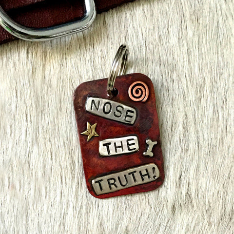 Large Dog Tag - Nose The Truth!