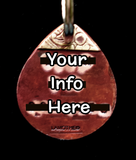 Small Dog Tag - Back Side