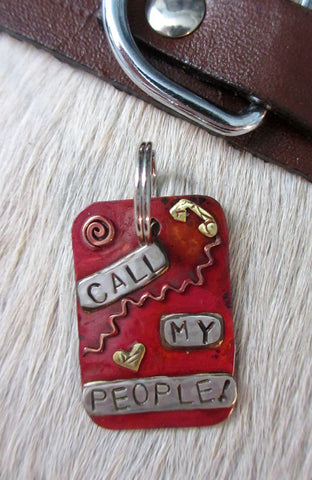 Large Dog Tag - Call My People