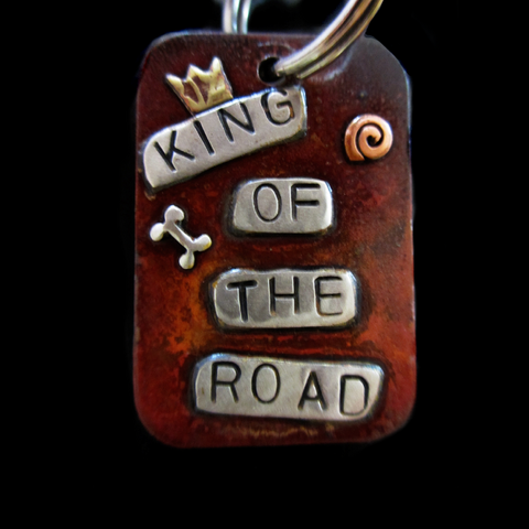 Large Dog Tag - King of the Road