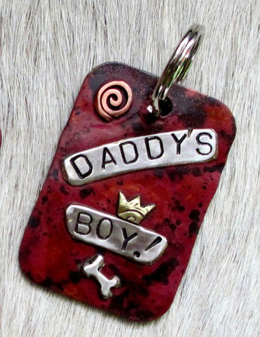 Large Dog Tag - Daddy's Boy!