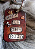 Large Dog Tag - King of the Road