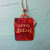 Mooey Bueno Cow Necklace (back)