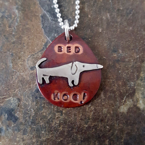 Bed Hog Dog Tag Necklace