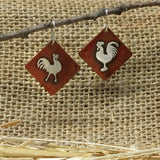 Quite the Pair! Chicken Earrings